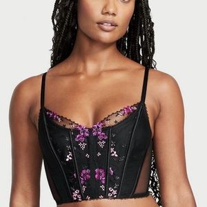 Victoria’s Secret Floral Embroidery Corset